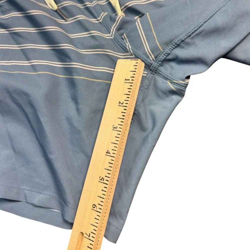 ONeill Hybrid Board Shorts Mens‎ XXL Blue Striped Hyperdry Stretch Swim Trunks